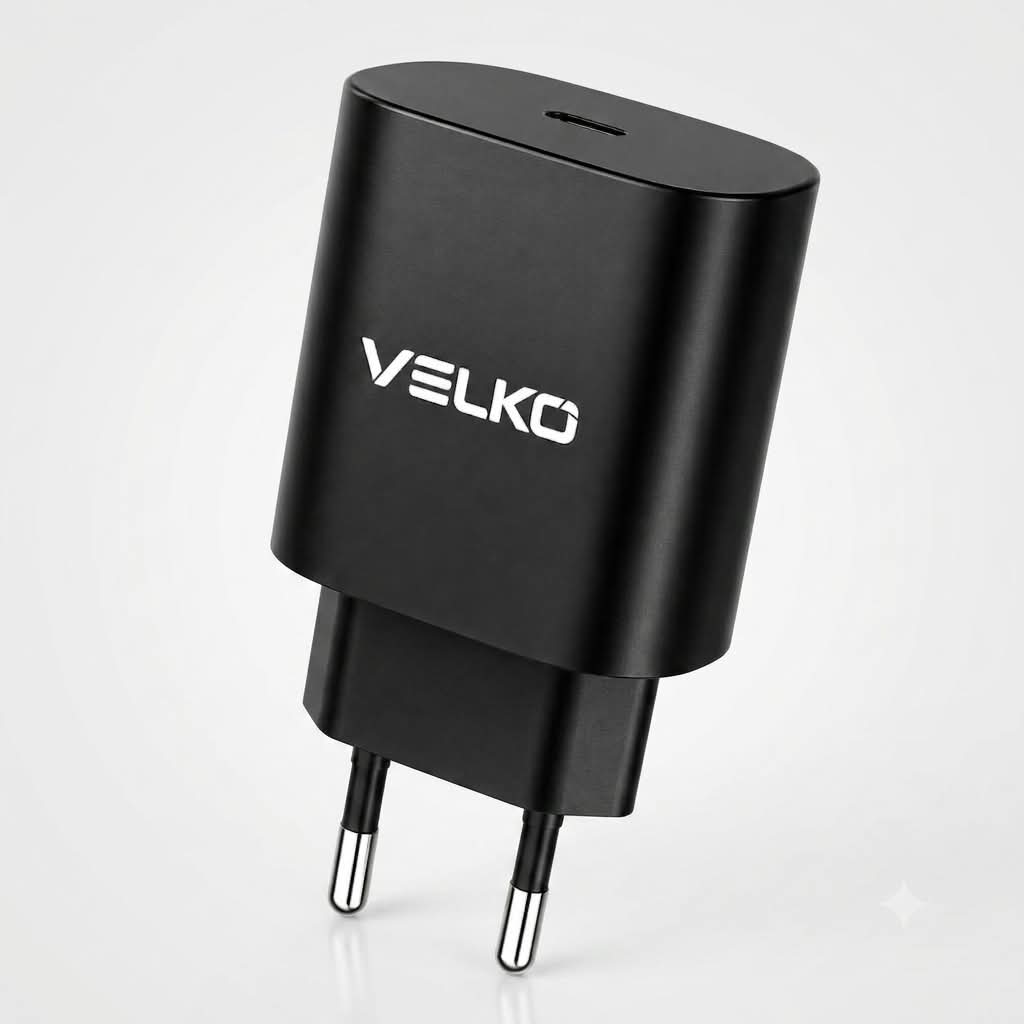 VELKO 25W Super Fast Charger with Cable